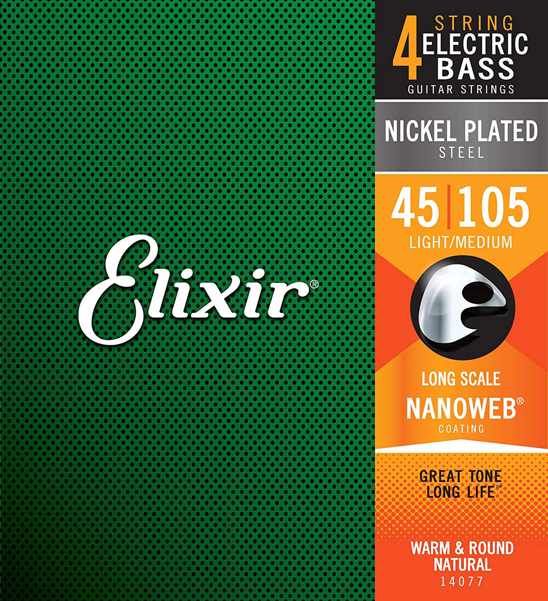 ElixirNANOWEB ニッケル 45-105 ミディアム #14077