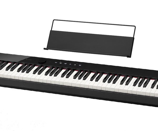 《PX-S1100》<br />
こだわりの空間に置きたくなるコンパクトピアノ。カシオ独自の［マルチ・ディメンショナル・モーフィングAiR音源］によるグランドピアノならではの豊かで美しい響きが特徴です。Bluetoothオーディオ機能も搭載しています。<br />
<br />
【5/6まで　ヘッドホンプレゼント！】<br />
<br />
￥69,300(税込)