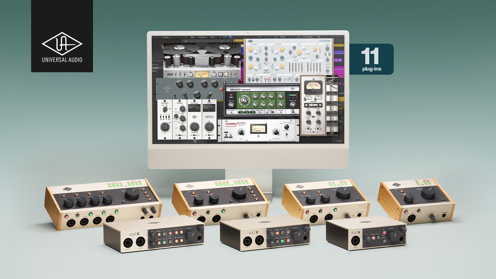 Universal Audio社のUSB接続オーディオインターフェイスVoltシリーズが特価になるとともに（Studio Packを除く）、購入の方に選りすぐりのUADプラグイン（$299相当）を無償で提供する「Volt + UAD Essentials バンドル」プロモーションを実施します。 世界 […]