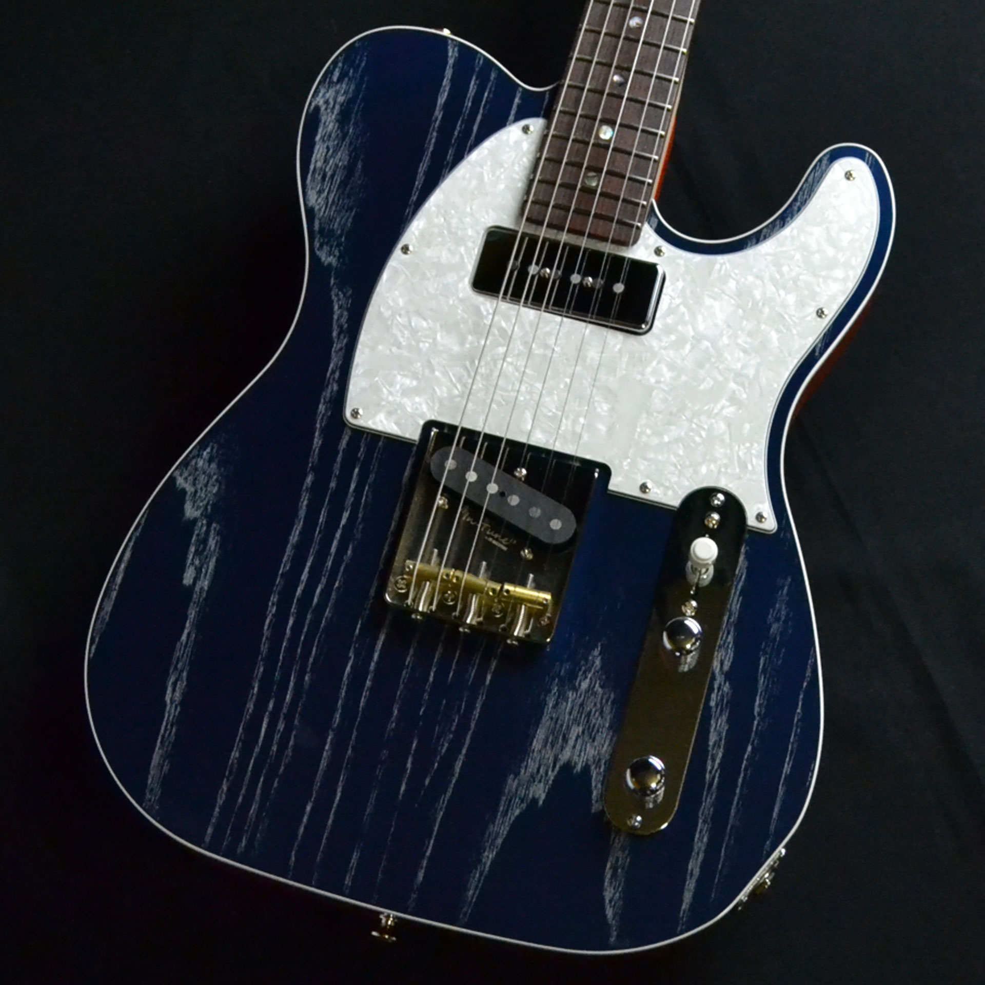 PsychederhythmStandard-T Zebra Deep Blue × Silver Metallic