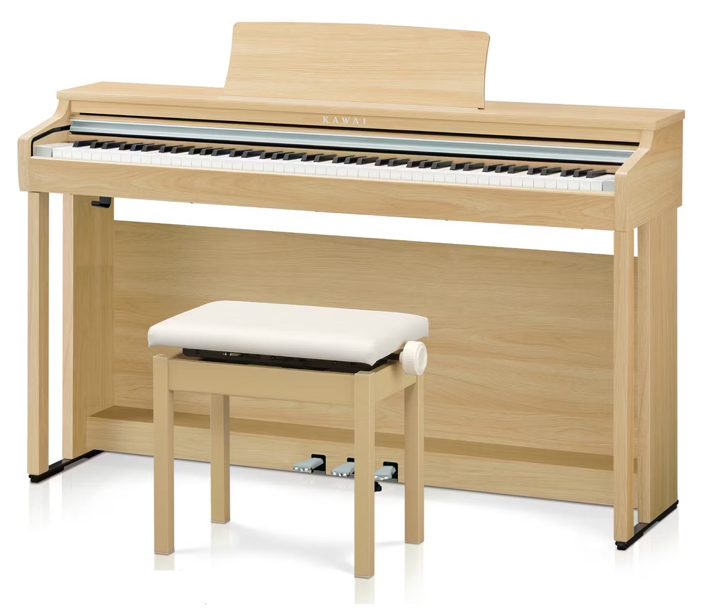 人気のある木目の風合いを生かした優しい色合いのライトオークカラー（2025年9月発売）KAWAI / CX302（LO）