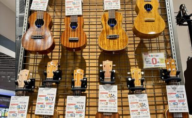 須坂店　ウクレレ　ラインナップ