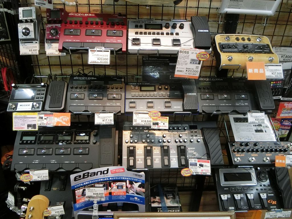 マルチエフェクター新製品入荷情報!