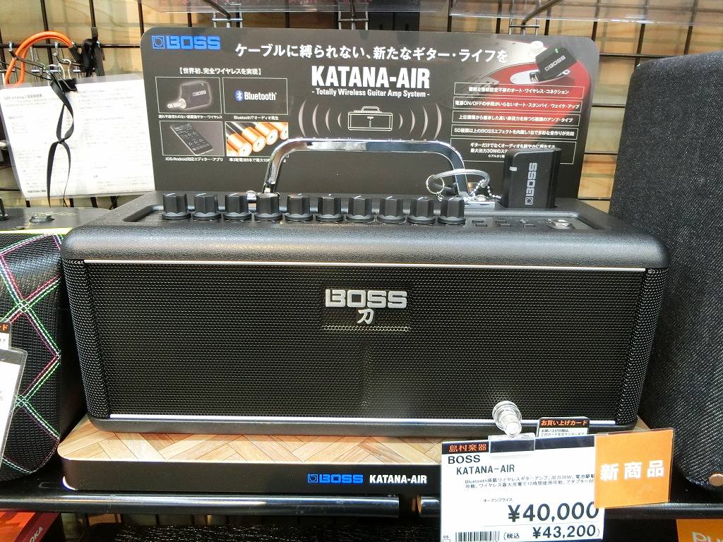 ギタリスト必見!ボスKATANA-AIR入荷しました!