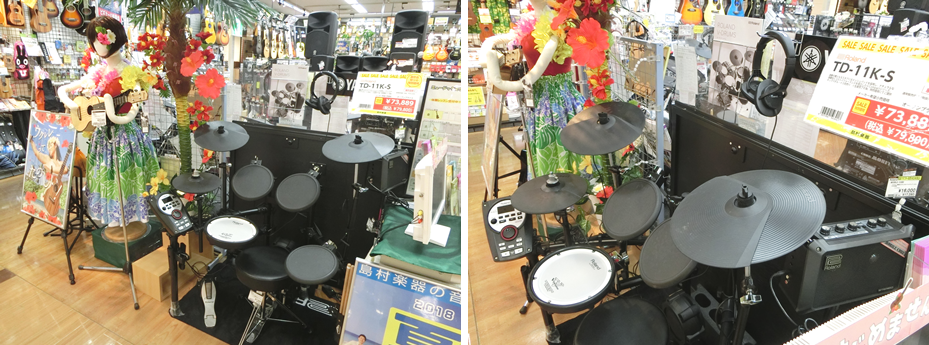 【ローランド】TD-11K-S電子ドラム！展示売り切り大特価！　　島村楽器長岡店