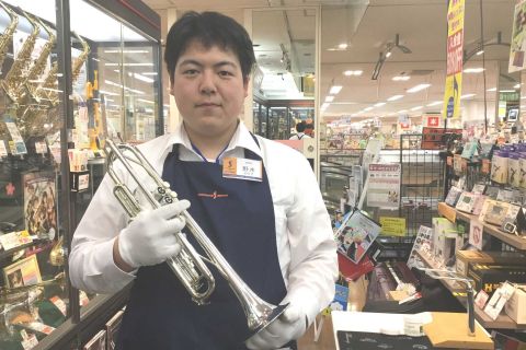 スタッフ写真 管楽器 野水