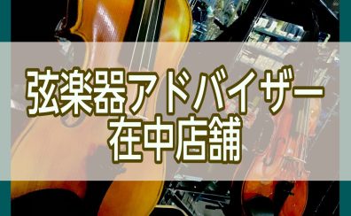 島村楽器イオン長岡店　弦楽器アドバイザー稼働スケジュールのご案内　～まずはご相談下さい!!～