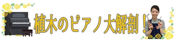 こんにちは。ピアノ調律師の植木です。]]このコーナーではピアノの構造を説明する際に必ず出てくるカタカナ用語を分かりやすくご説明します。 *ピアノ部品名称 [!アクション!] 鍵盤を押すとハンマーが弦を打つというピアノの仕組みをアクションといいます。]]ピアノの心臓部ともいえるアクションの調整次第でタ […]