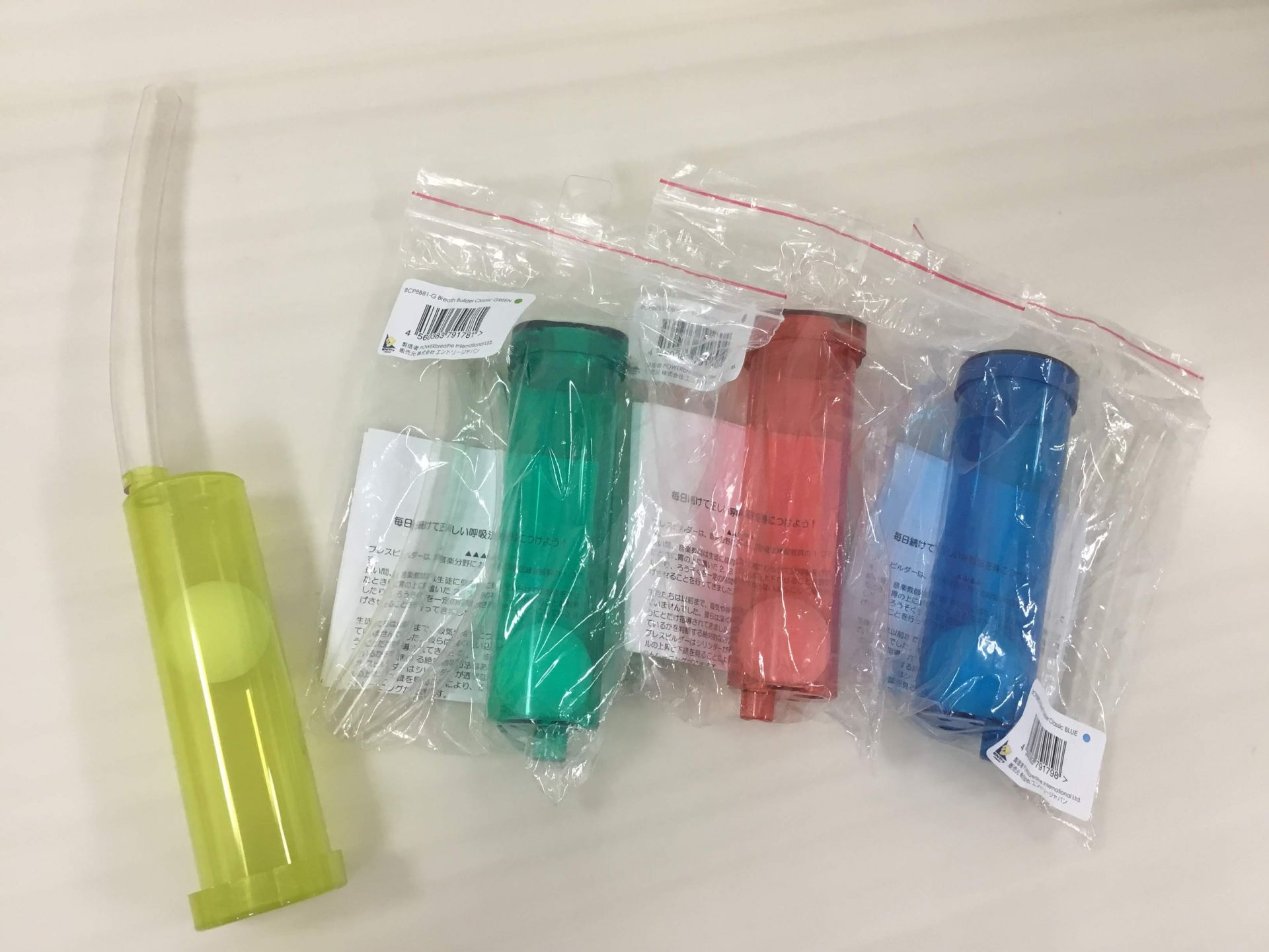 管楽器奏者必見！呼吸練習器具・ブレスビルダー入荷しました！