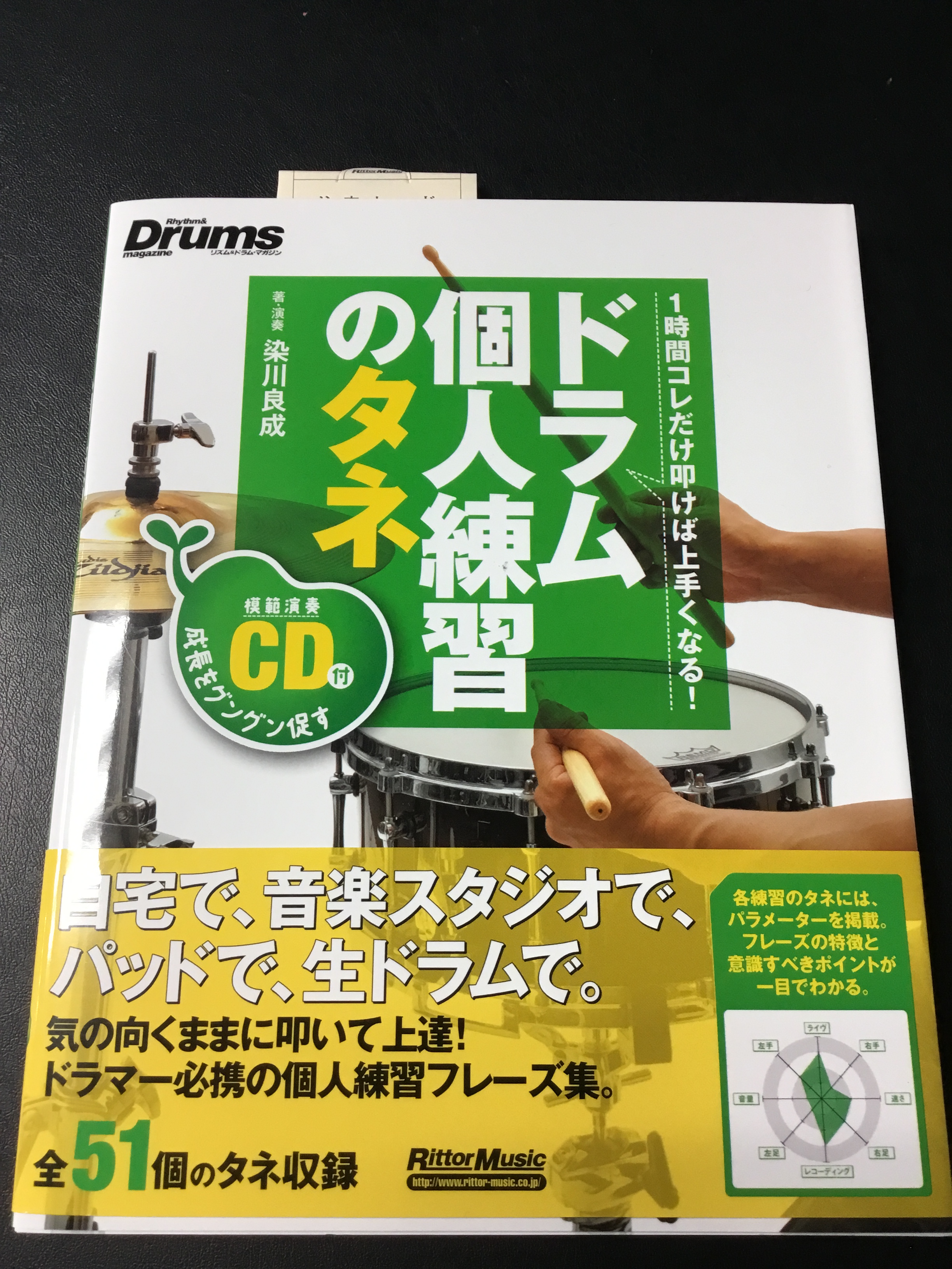 【新規入荷】ドラム個人練習のタネ 1時間これだけ叩けば上手くなる！