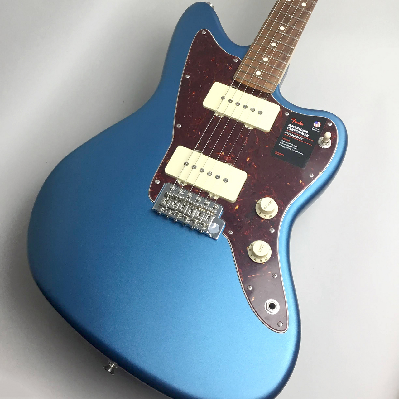 Fender American Performer Jazzmaster Rosewood Fingerboard Satin Lake Placid Blue