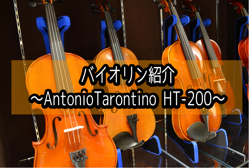 【バイオリン紹介】葉加瀬太郎シグネイチャーモデルAntonioTarontino HT-200セット