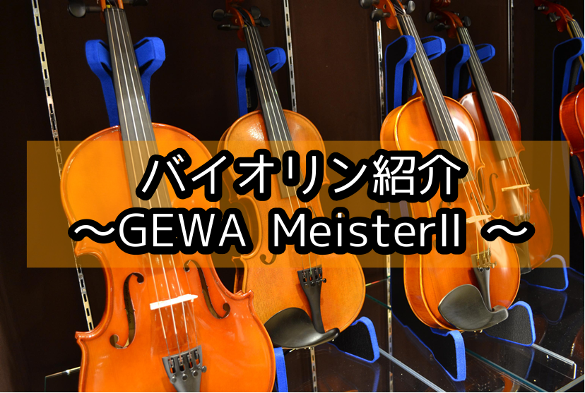 【バイオリン紹介】GEWA MeisterⅡセット