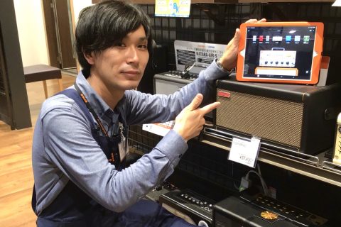 スタッフ写真 ギターアドバイザー、軽音楽(バンド)関連全般、中古ギター類、音作り相談会 鈴木