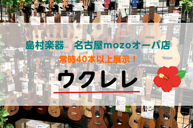 【ウクレレ】常時40本以上の豊富なラインナップ！ウクレレ選びをサポートいたします！（年末年始情報有！）