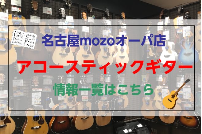 【アコースティックギター】アコギ情報一覧はコチラ♪