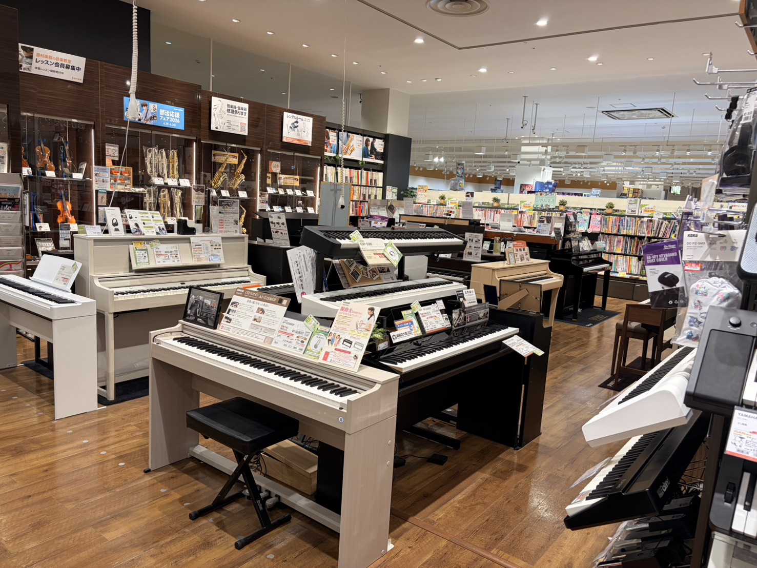 電子ピアノ】mozo4階、ピアノを選ぶなら！展示ラインナップご紹介