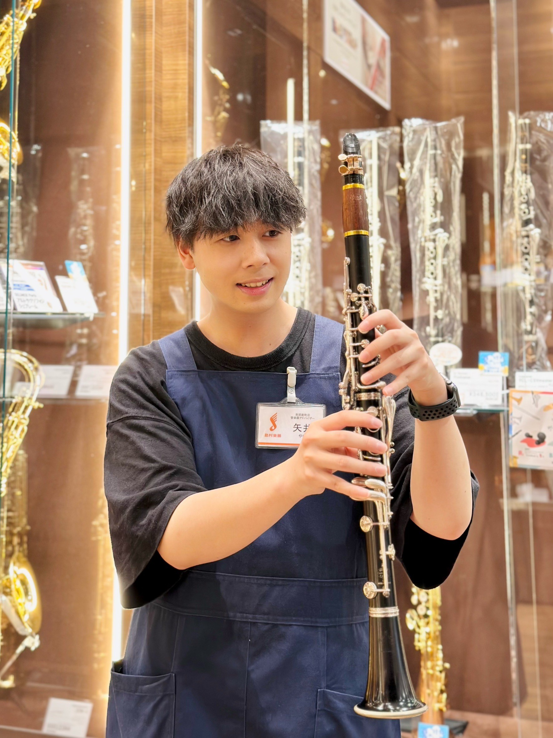 管楽器アドバイザー 木管楽器担当矢井(やい)