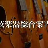 【弦楽器総合案内】憧れのバイオリン・チェロを始めよう♪ご相談は島村楽器名古屋則武新町店まで