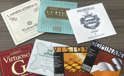【弦楽器】交換のタイミングは？おすすめは？バイオリン・チェロ弦のご案内