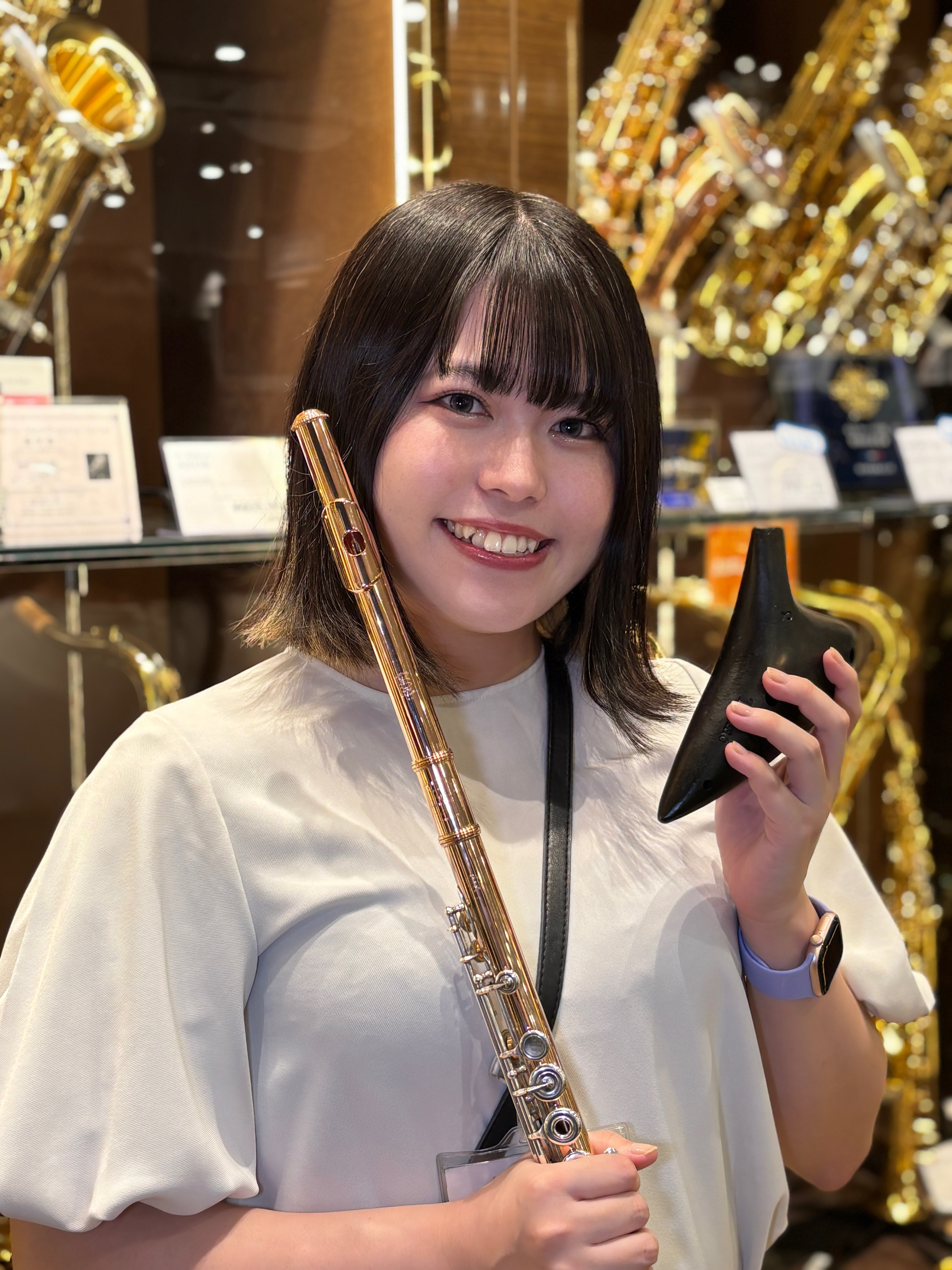 フルート・オカリナインストラクター木野 帆乃香(きの ほのか)