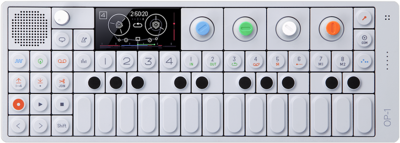 世界一楽しいシンセサイザーTeenage Engineering OP-1の基本的な使い方