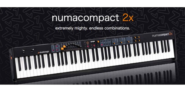 *重量約7kg！驚異の軽量ステージピアノStudiologic『Numa Compact2』＆『Numa Compact2X』当店にて取り扱い中です！ その重量なんと約7kg！さらに本体に内蔵スピーカーも搭載し、音源も大幅にパワーアップし発売以来大人気のStudiologic（スタジオロジック）のプ […]