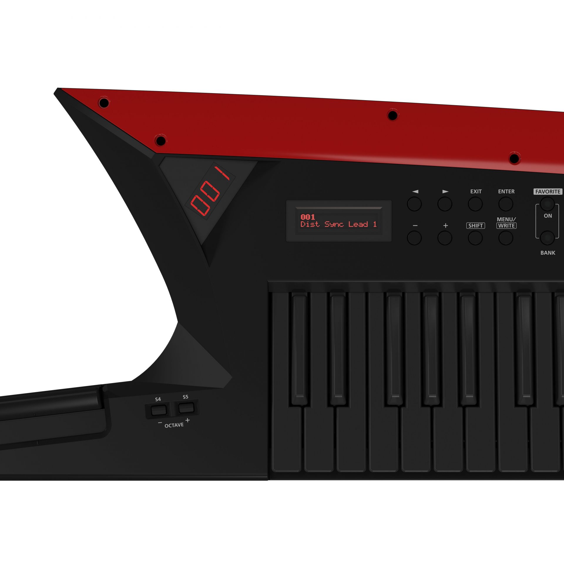 Rolandの新世代のショルダーキーボード(Keytar)AX-EDGE展示中 Rolandの新世代のショルダーキーボード(Keytar)AX-EDGE展示中