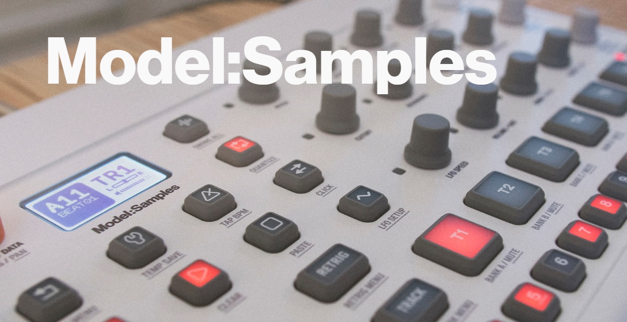 Elektronより新たなリズムギア『Model:Sample』が発表！！