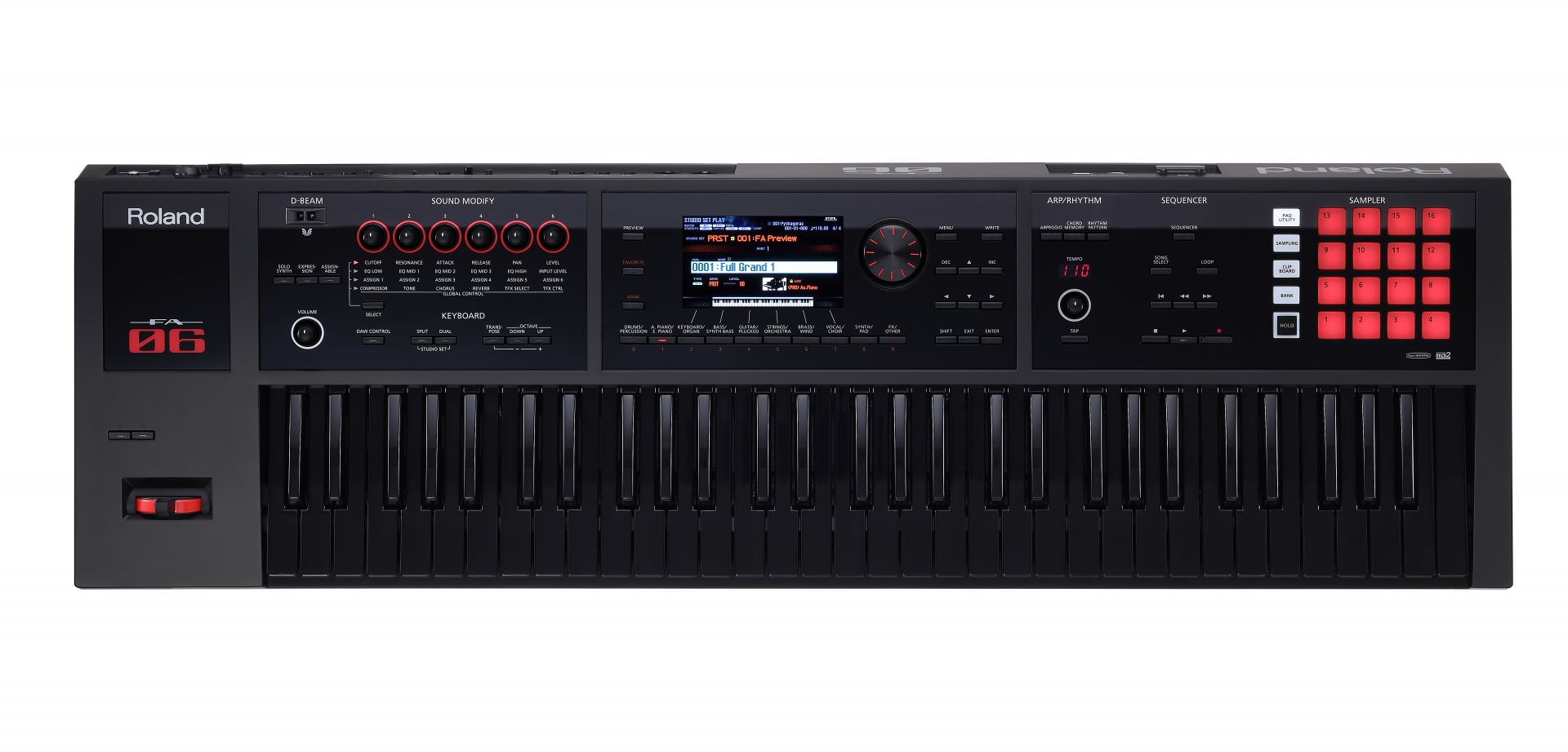 美品❗️Roland FA-06B 限定ブラック ローランド-