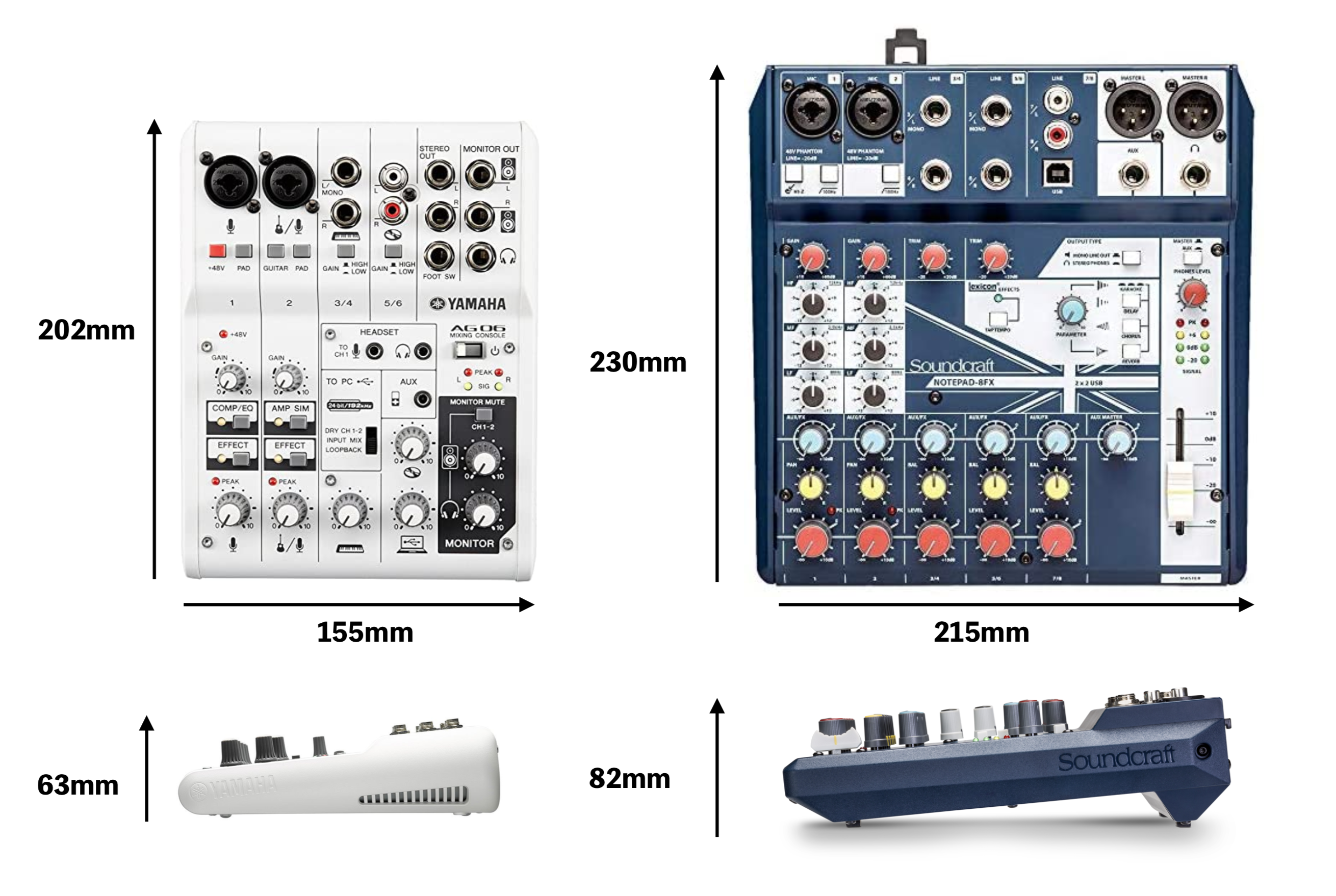 どっちが本命？人気の配信用ミキサーYAMAHA AG06とSoundcraft Notepad