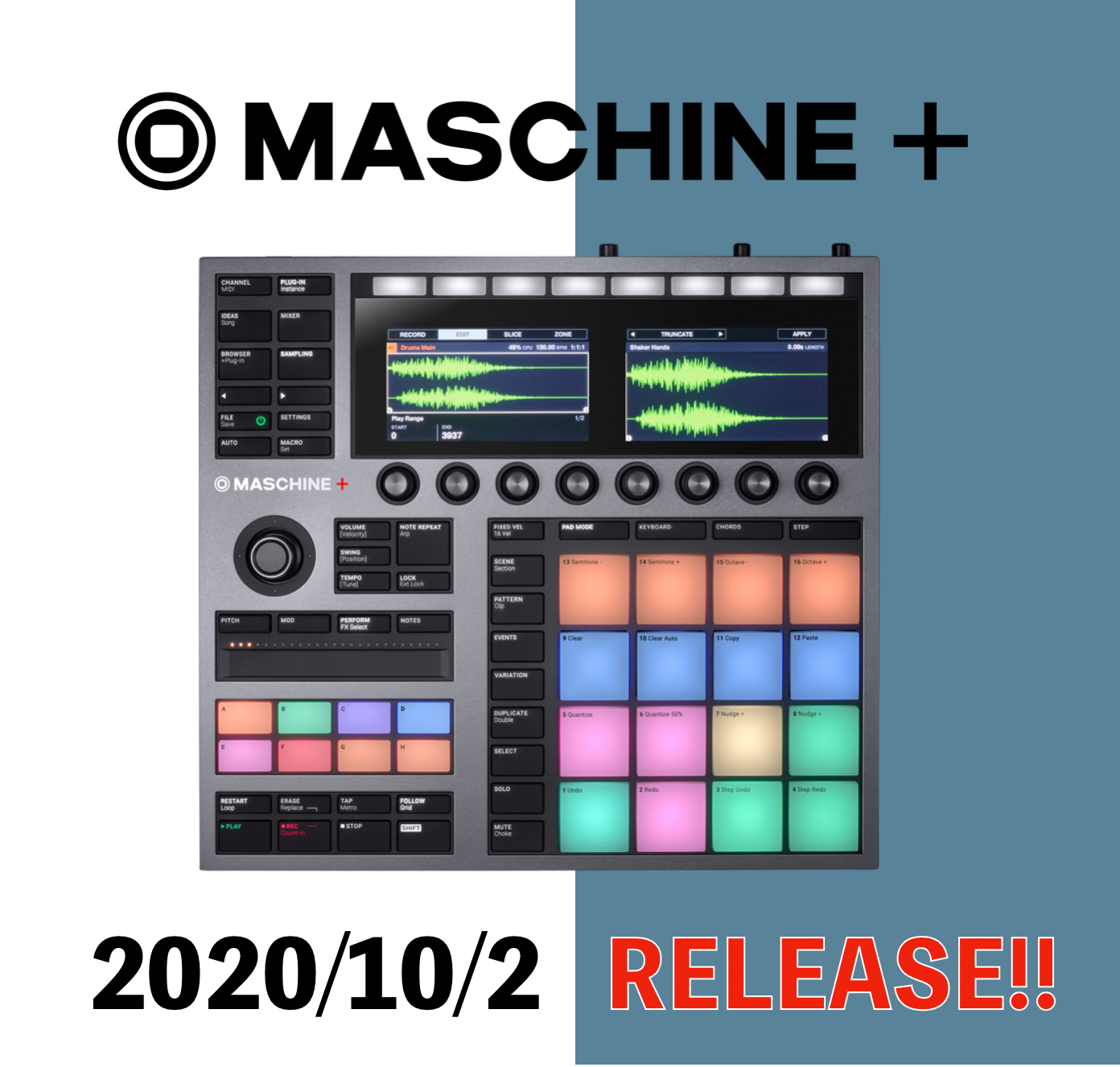 |*メーカー|*型名|*価格(税込)|*ご購入URL| |Native Instruments|MASCHINE+|149,800円|[https://www.digimart.net/cat16/shop5051/DS06364914?t=1599198987854&v=6098bfcfc9f93 […]