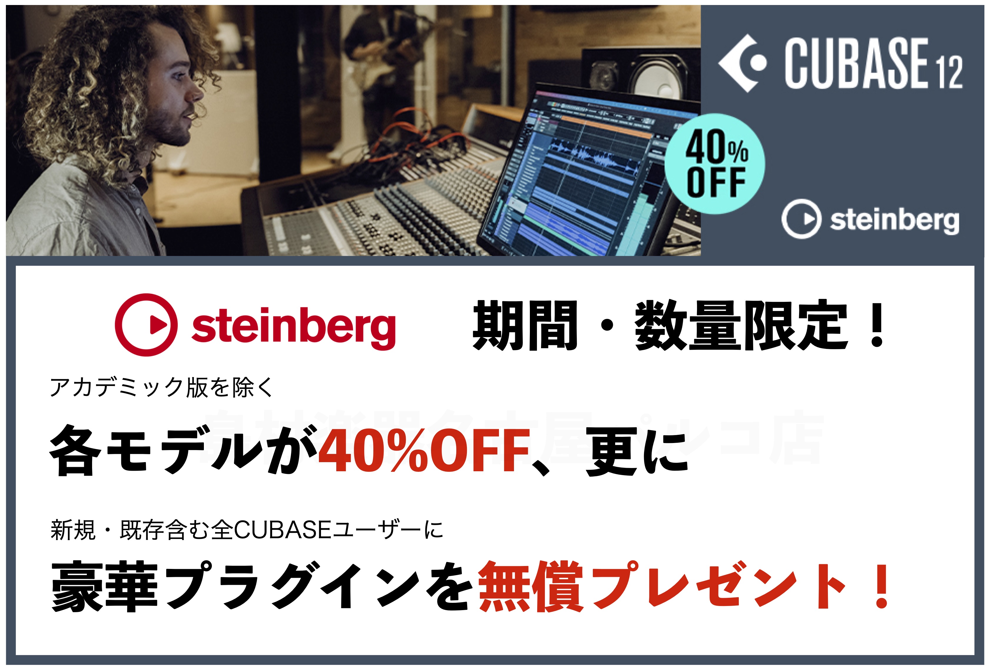 【正規】Cubase pro 12 最新版＆最上位版 Steinberg