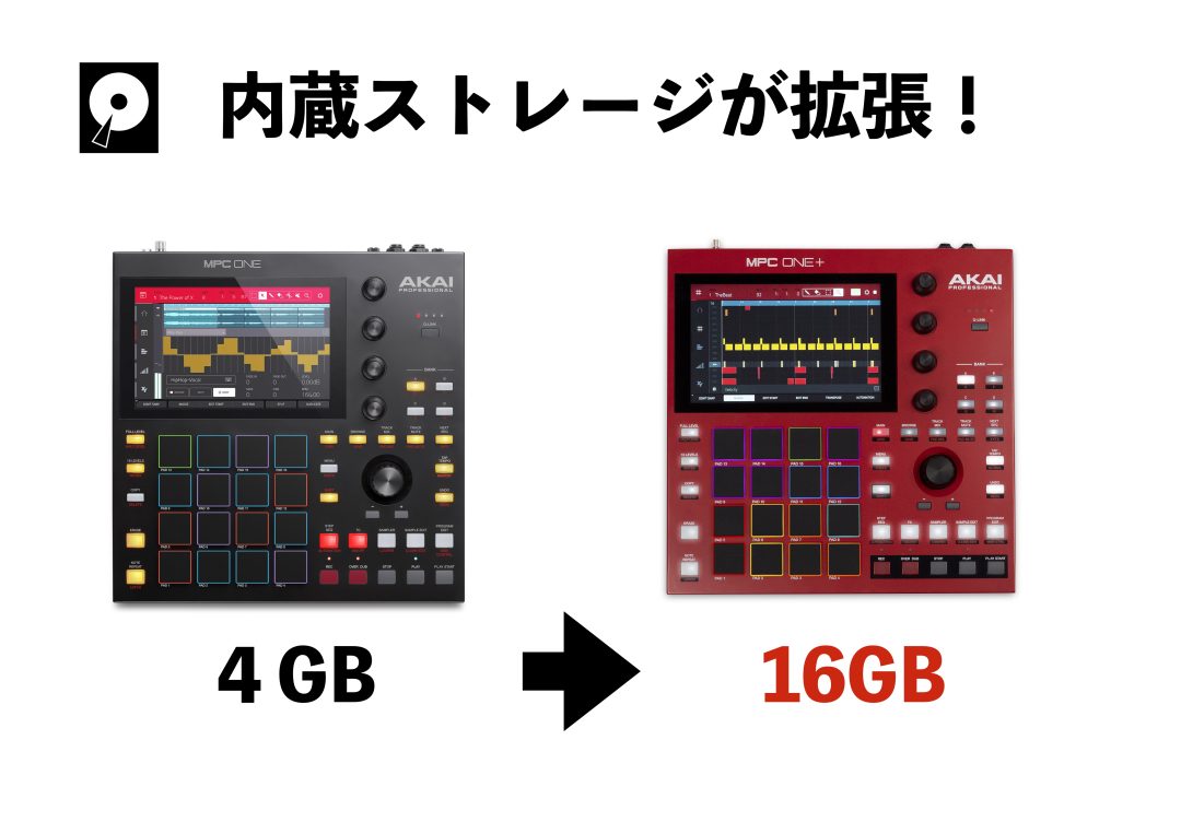 何が違うの？AKAI ProfessionalのMPC One＋と従来モデルMPC Oneの違い