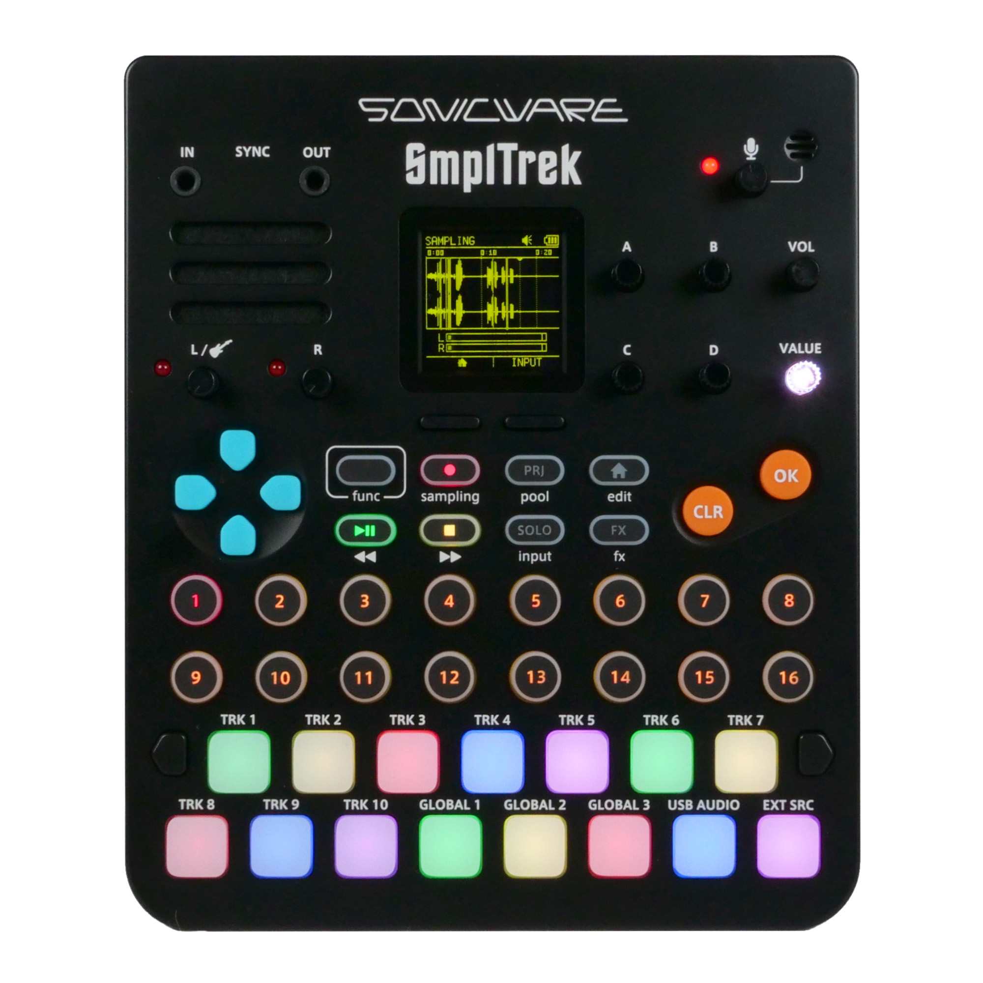 ポータブル・プロダクション・サンプラーSmplTrek(サンプルトレック)
