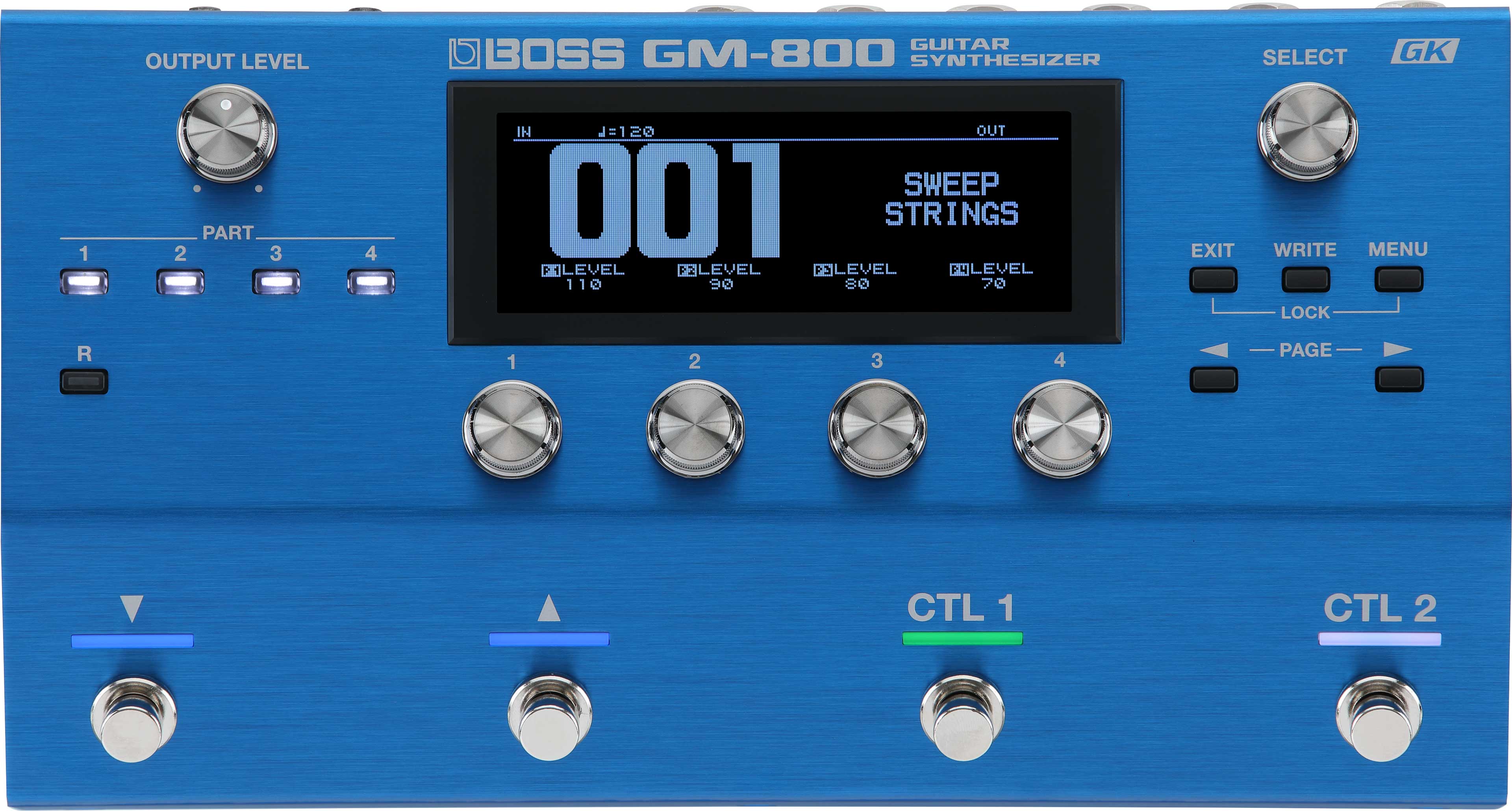ギターシンセサイザーBOSS GM-800