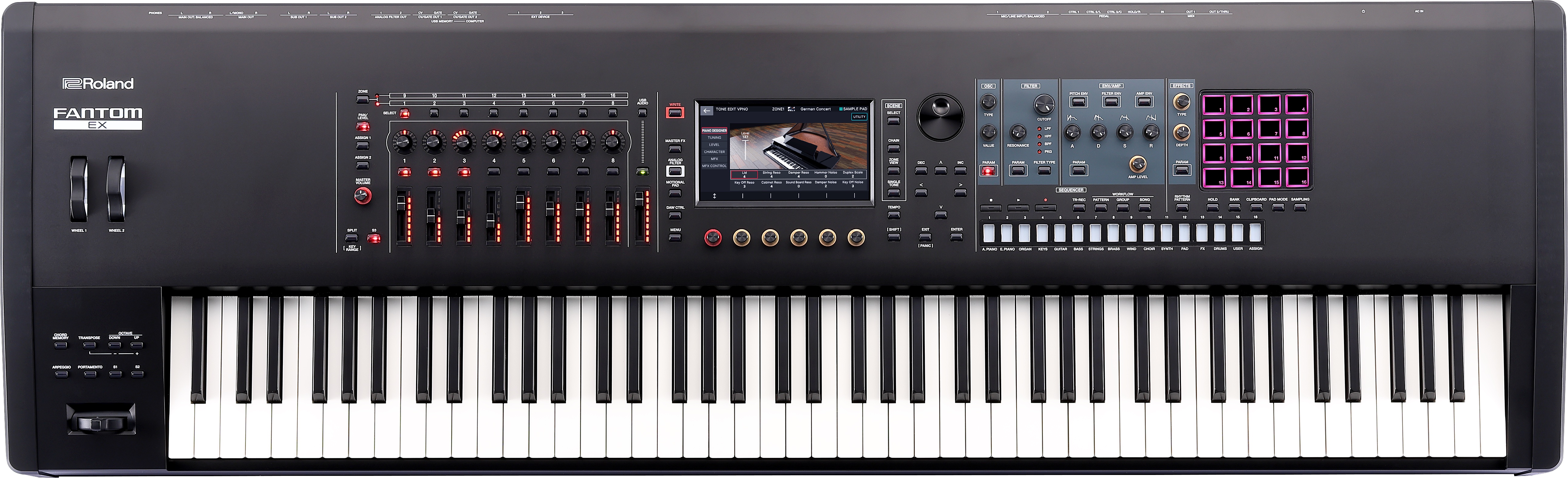 ワークステーションシンセサイザーRoland FANTOM 8 EX