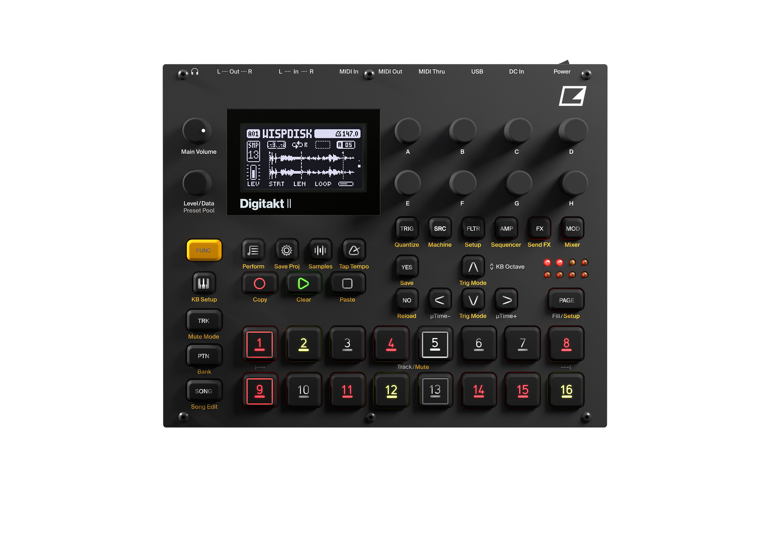 ドラムマシン＆ステレオサンプラーelektron DigitaktⅡ