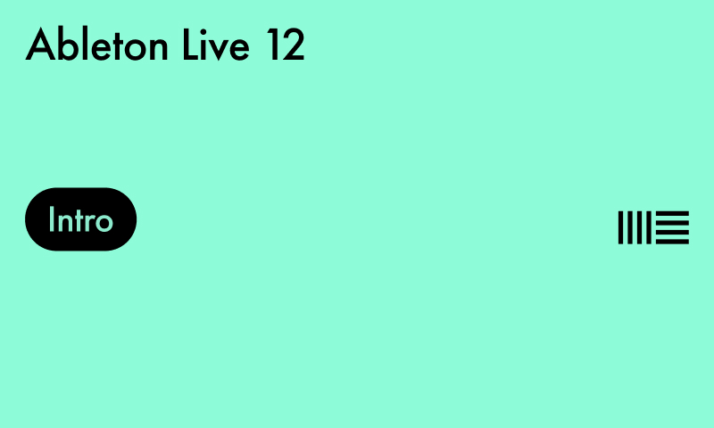 DAWソフトAbleton Live 12 Intro