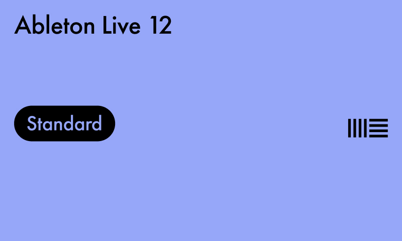 DAWソフトAbleton Live 12 Standard