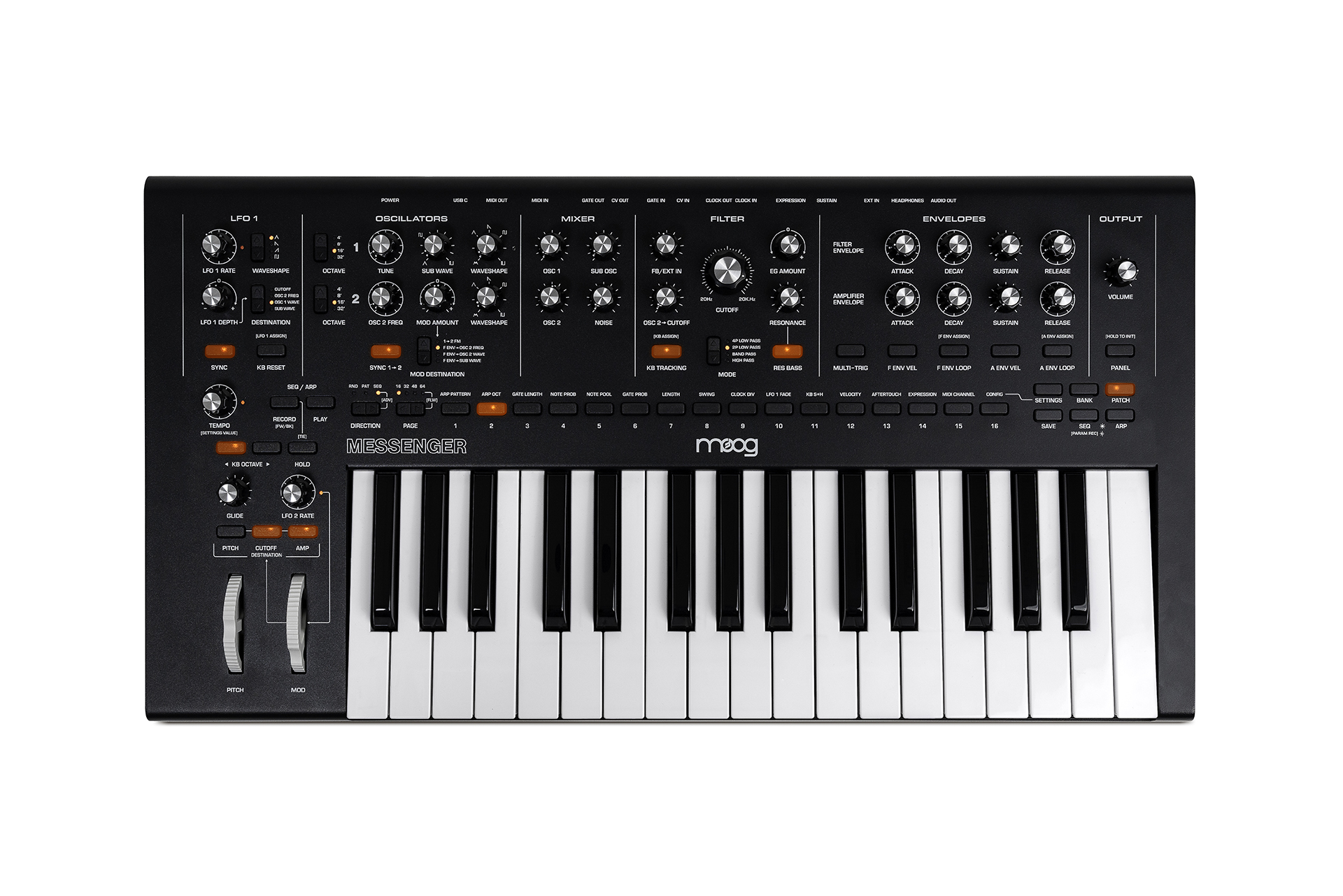 モノフォニック・アナログ・シンセサイザーMoog Messenger