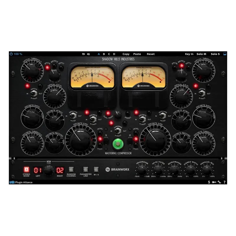 ソフトウェアプラグインPlugin Alliance Shadow Hills Mastering Compressor Class A