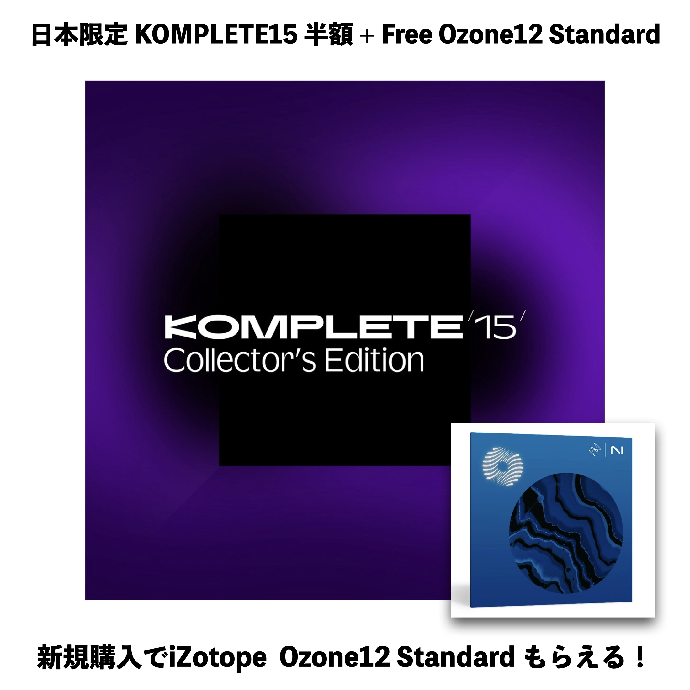ソフトウェアプラグインNative Instruments KOMPLETE 15 Collector's Edition 超得パッケージ
