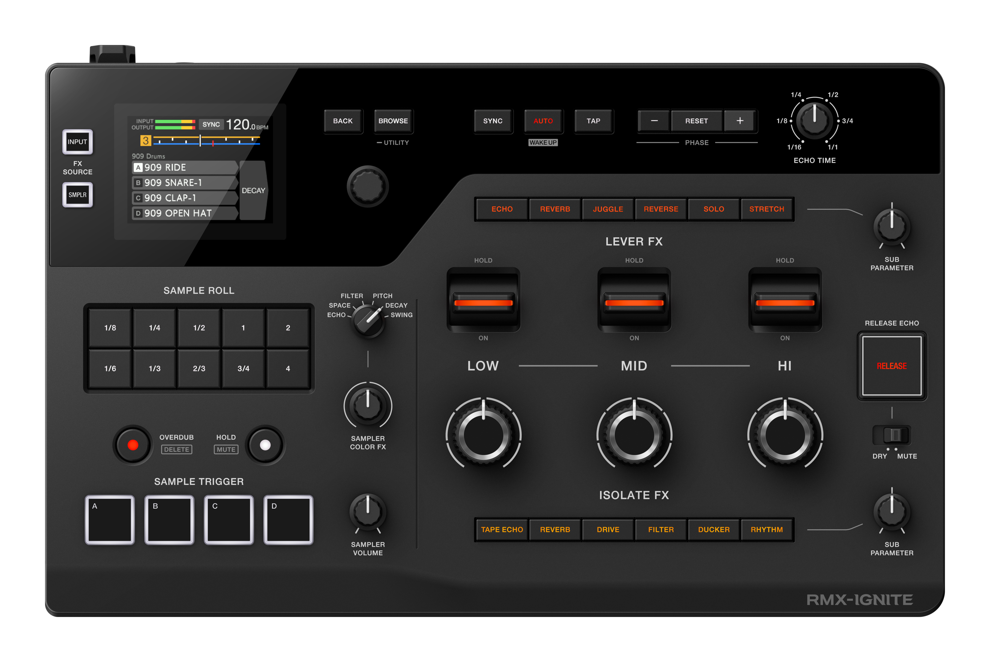 エフェクターAlphaTheta RMX-IGNITE RMX STATION