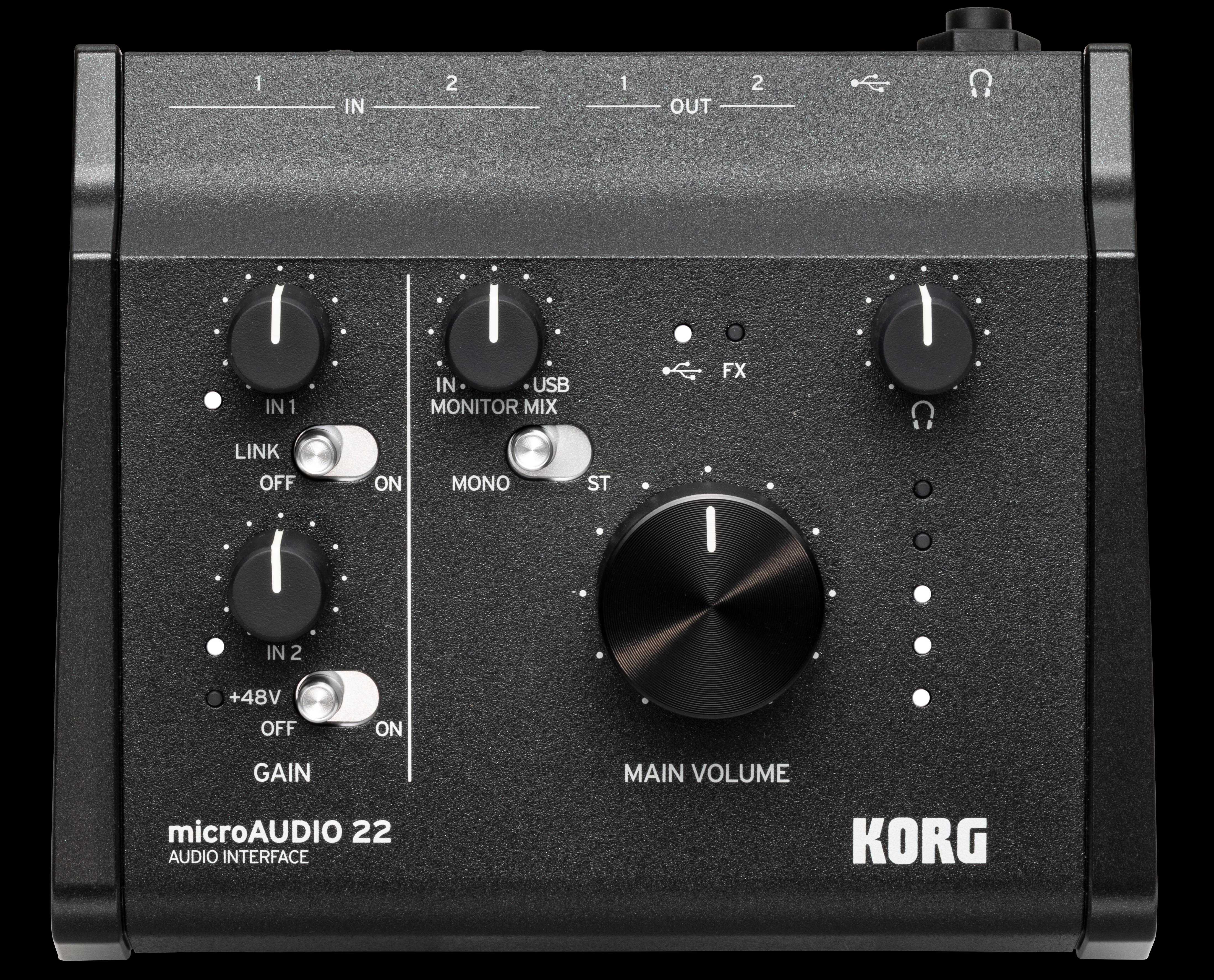 オーディオインターフェイスKORG microAUDIO22