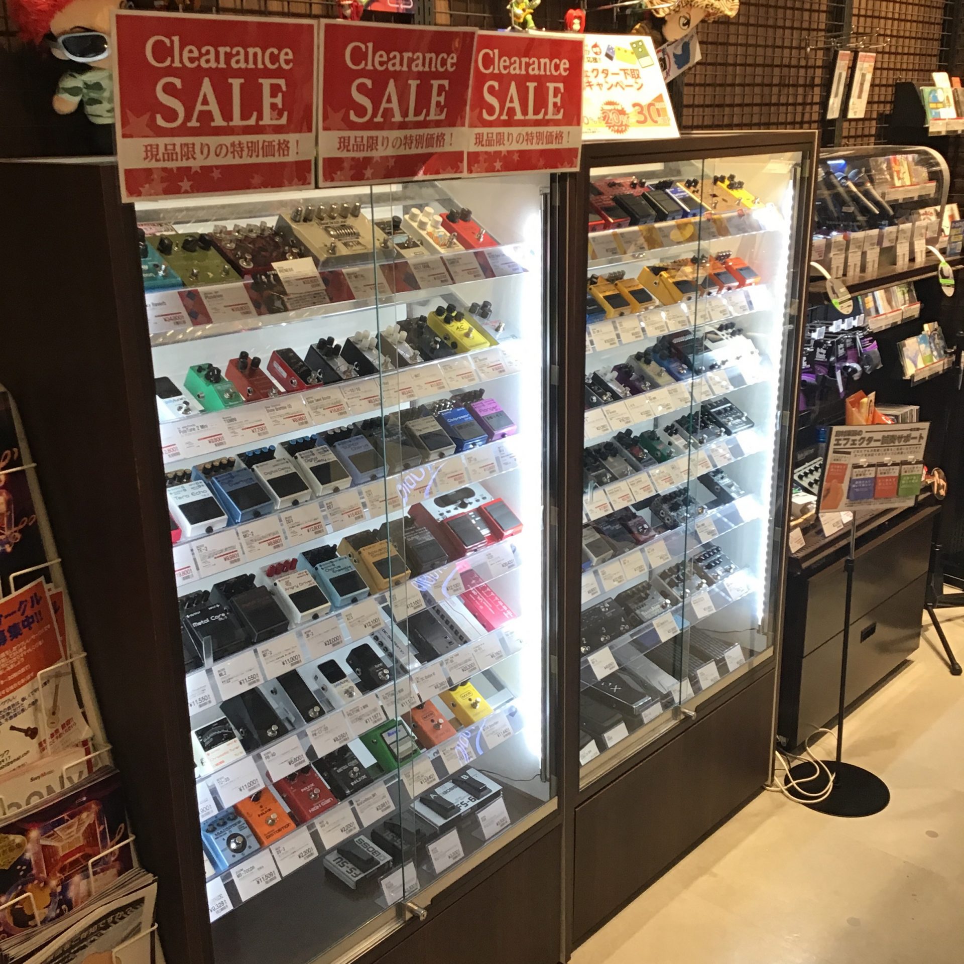 エフェクター掘り出しもの市開催！店頭展示品を特価でご案内！