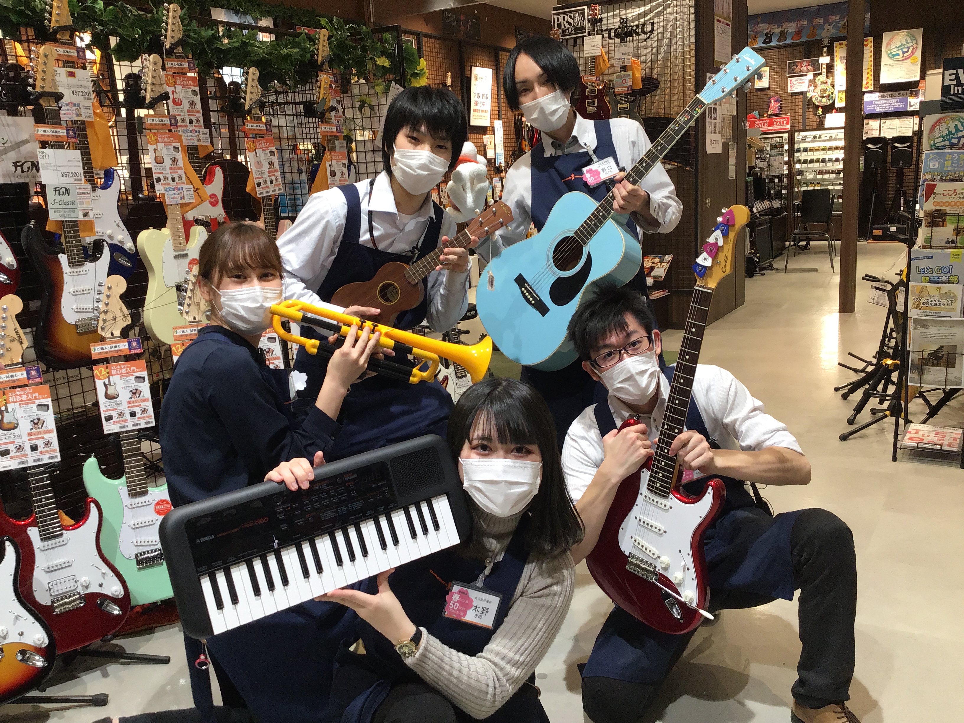 2021年3月より名古屋茶屋店がパワーアップ！防音室・中古楽器を多数展示開始 〜お客様の音楽生活をトータルサポートいたします〜