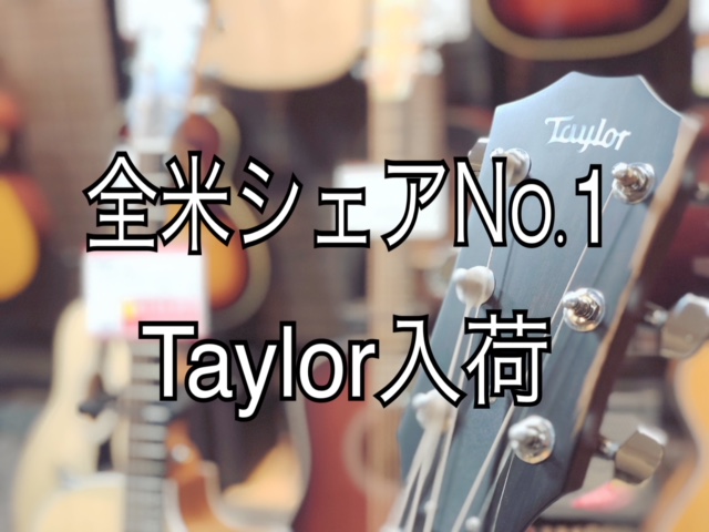 *「Taylor」のアコースティックギター取り揃えております！ 煌びやかでクリアなサウンドが特徴のTaylorは、[!!今からギターを始める方にも、ギターにはこだわりがあるベテランの方にも愛されるブランドです！!!] *Taylor（テイラー）Guitarsとは？ ボブ・テイラーとカート・リスタグの […]
