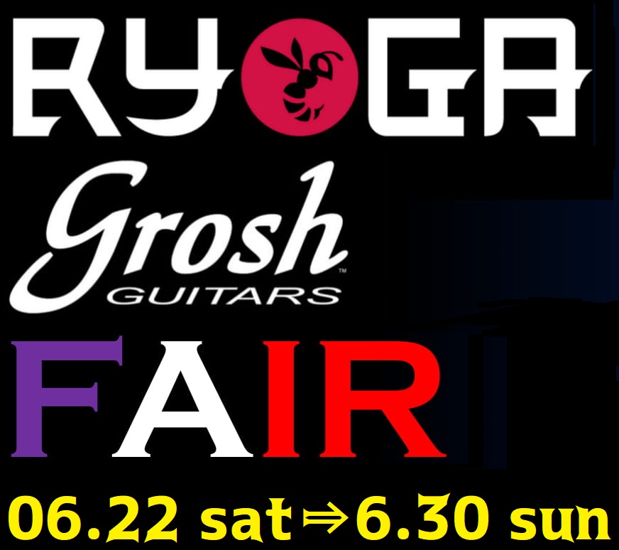 【エレキギター】RYOGA＆Don Groshフェア開催！【6/22～6/30】