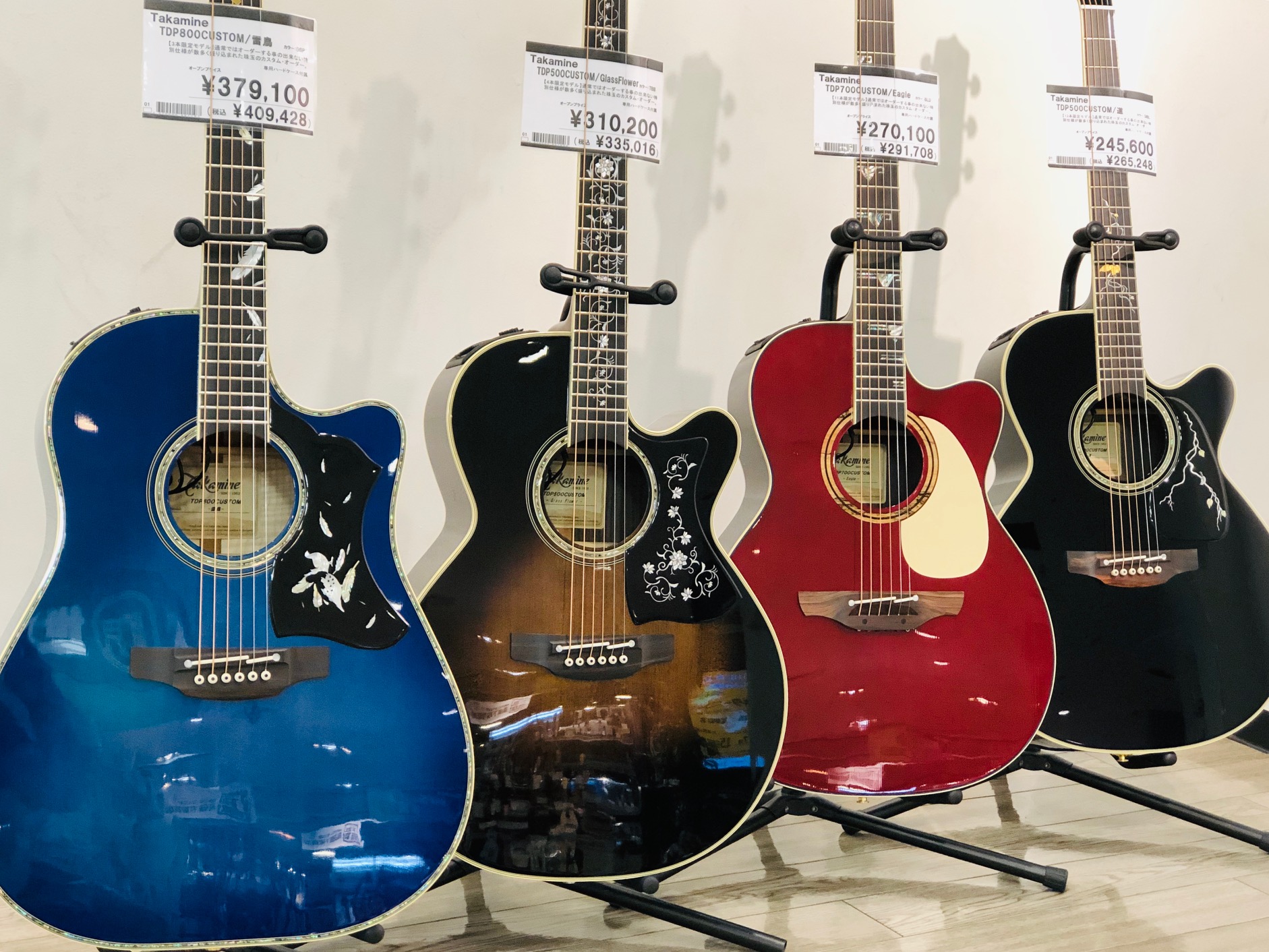 【特別商材】ショップ限定タカミネ カスタムギター2本入荷のご案内！！